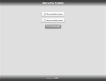 Tablet Screenshot of maryannstrucking.com